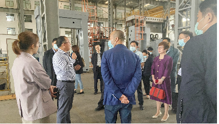 绍兴市政协工商联、无党派界别一行 莅临永兴集团yx06精机参观考察